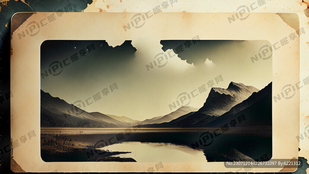 怀旧的相册背景