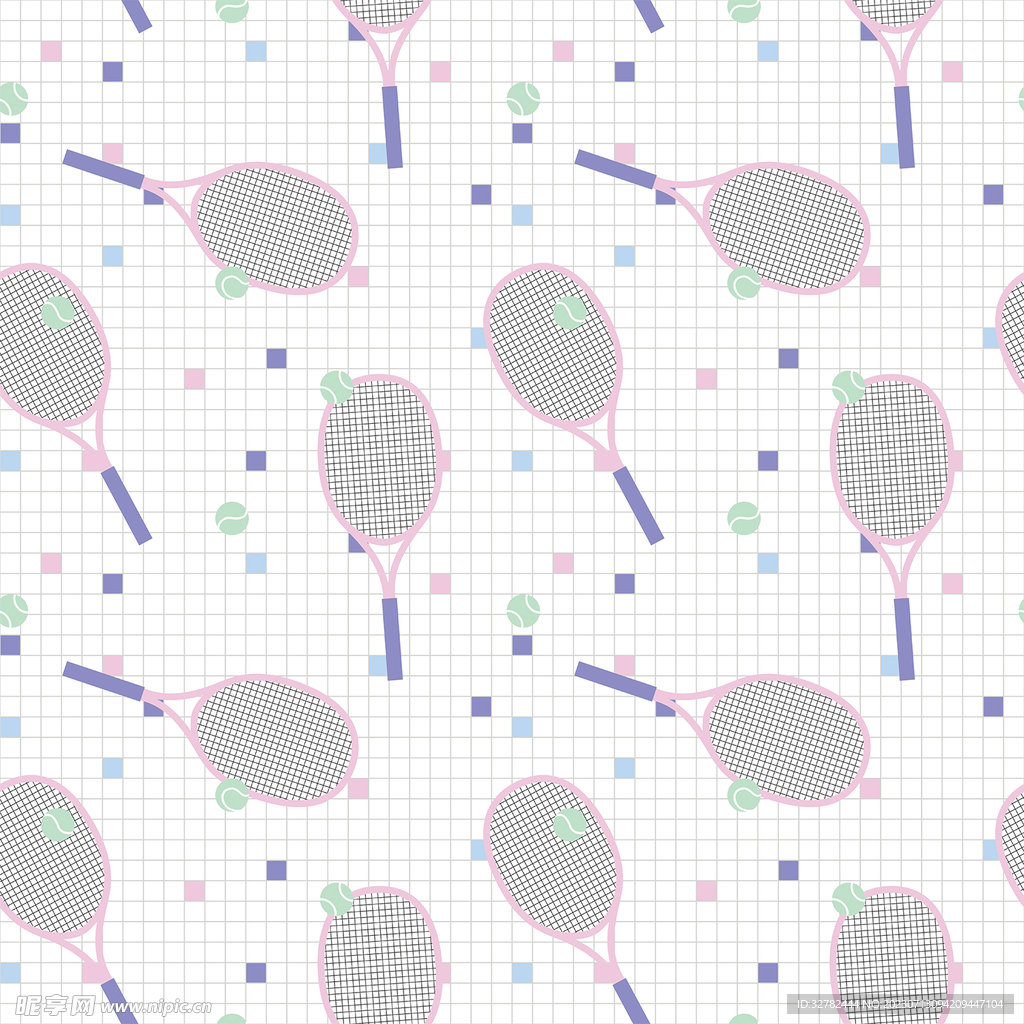 羽毛球拍  波点