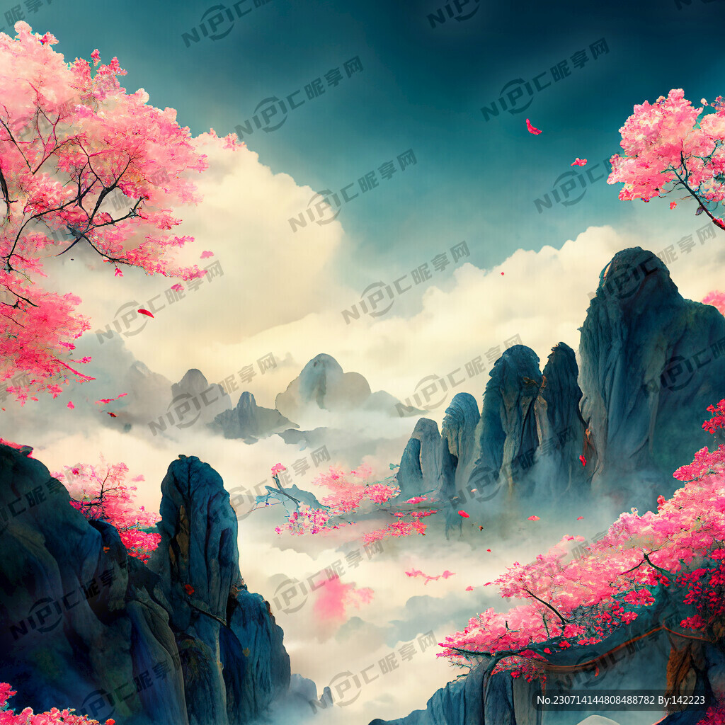 游戏梦幻唯美新中式风景 超高清