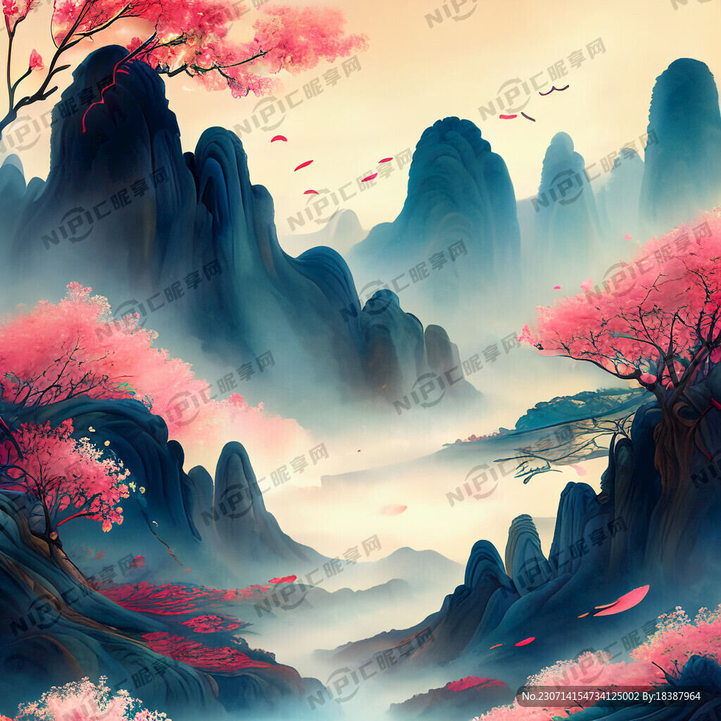 游戏梦幻唯美新中式风景 超高清