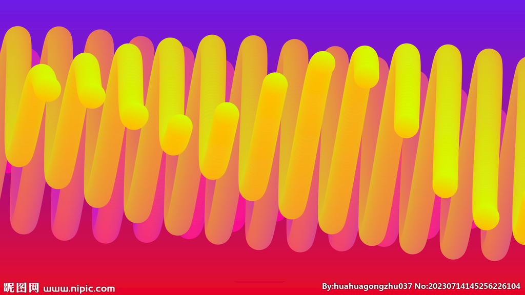 黄色3d规则抽象科技纹理背景