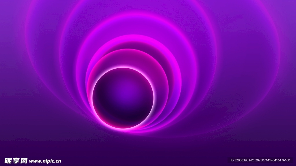 紫色渐变液体流体科技线条背景