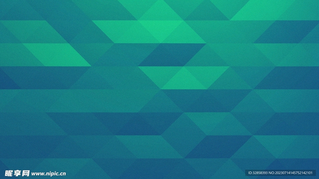 绿色渐变几何抽象背景