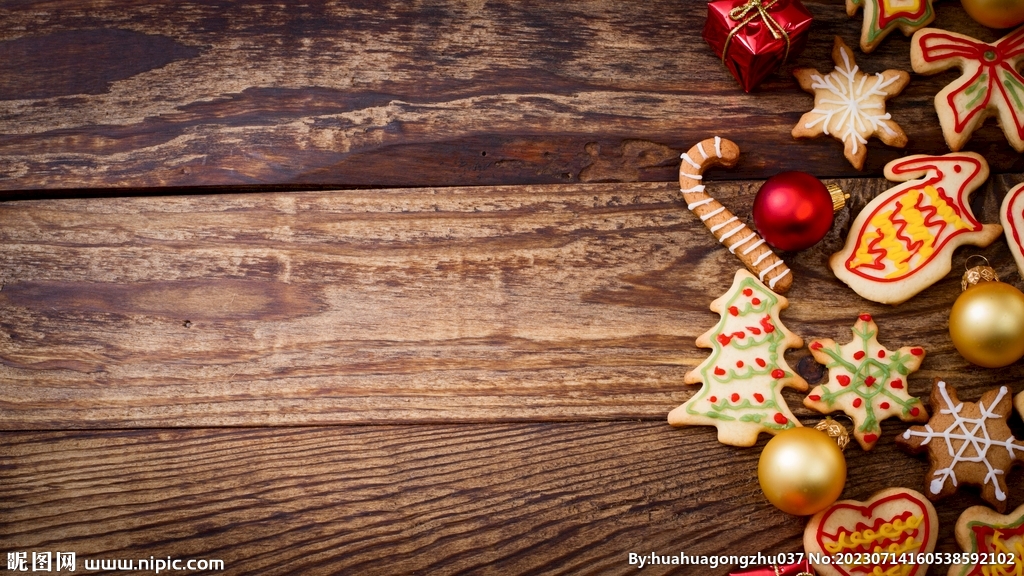 圣诞节气氛木纹背景