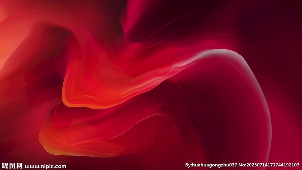 红色3d油漆水彩抽象背景