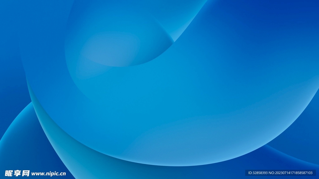 3d蓝色抽象扭曲背景
