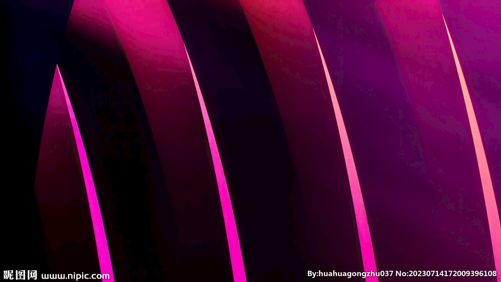 紫红色抽象拉丝3D立体流体渐变