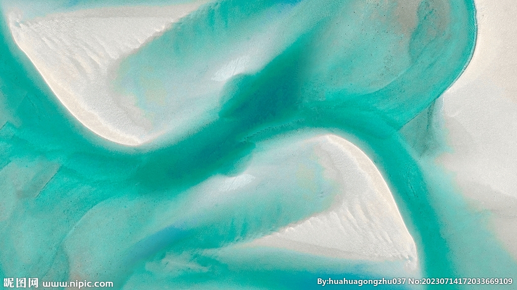 绿色3d油漆水彩抽象背景