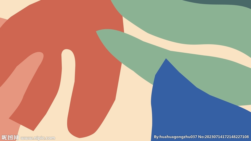 撞色抽象几何科技线条背景