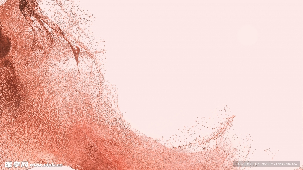 蓝色3D流沙流体渐变背景