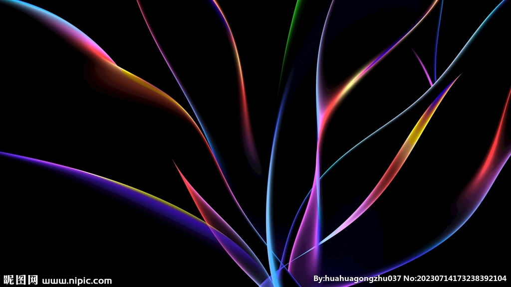 紫色渐变抽象科技线条背景