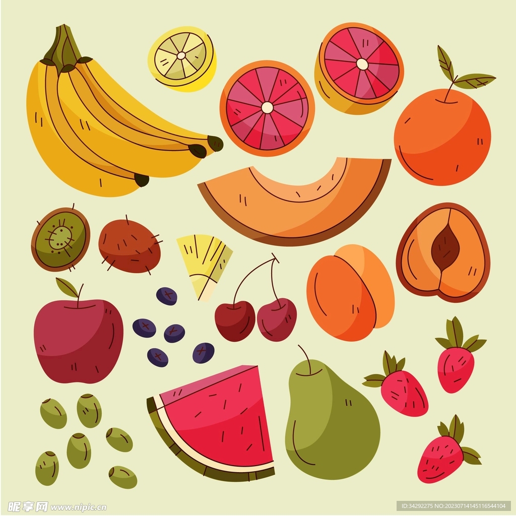 水果插画