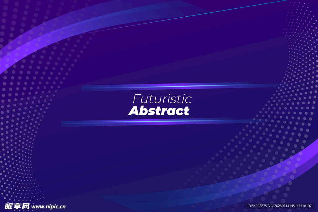 紫色几何科技背景