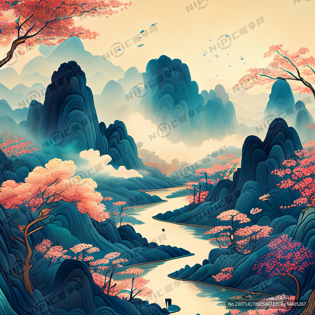 游戏梦幻唯美新中式风景 超高清