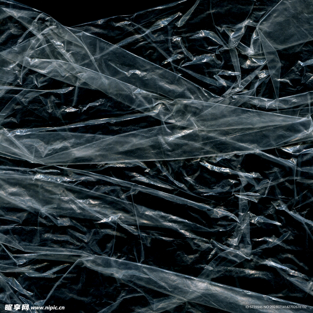 透明塑料袋纹理素材