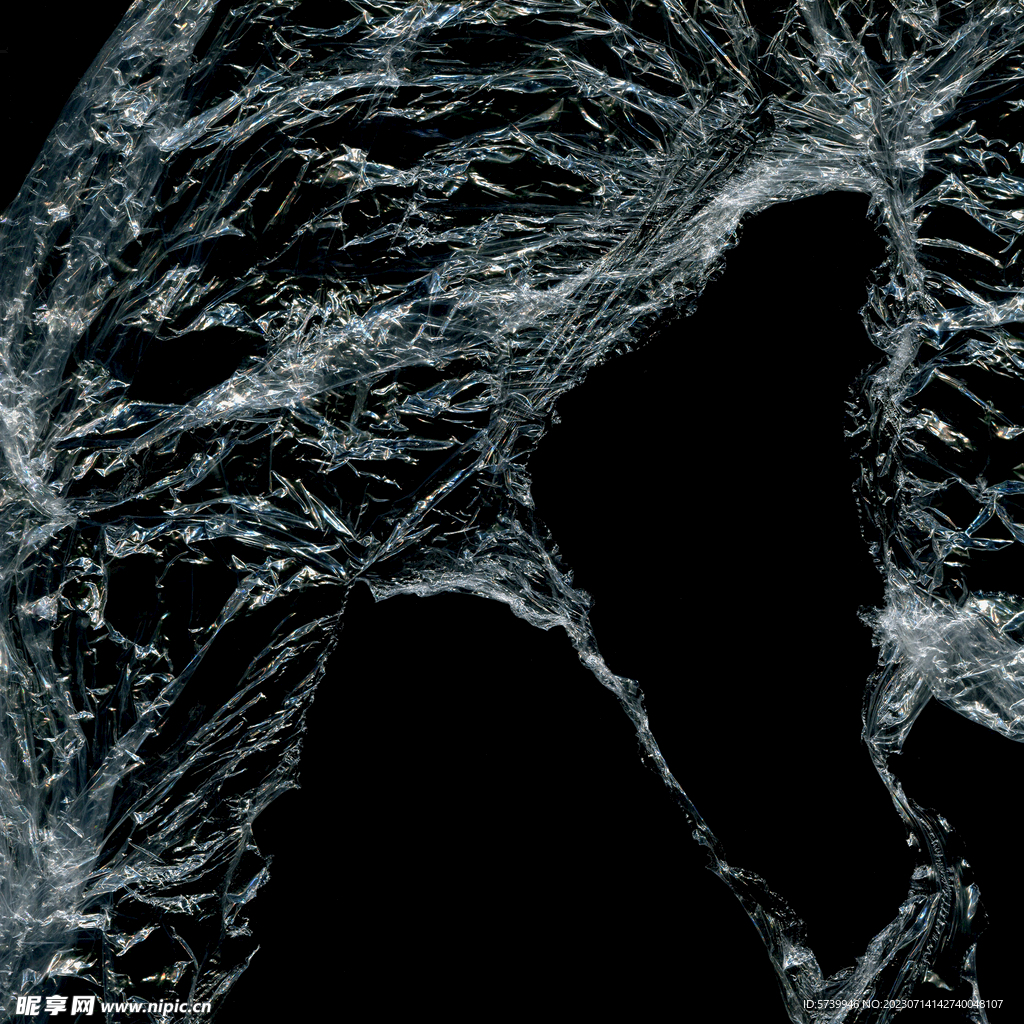 透明塑料袋纹理素材