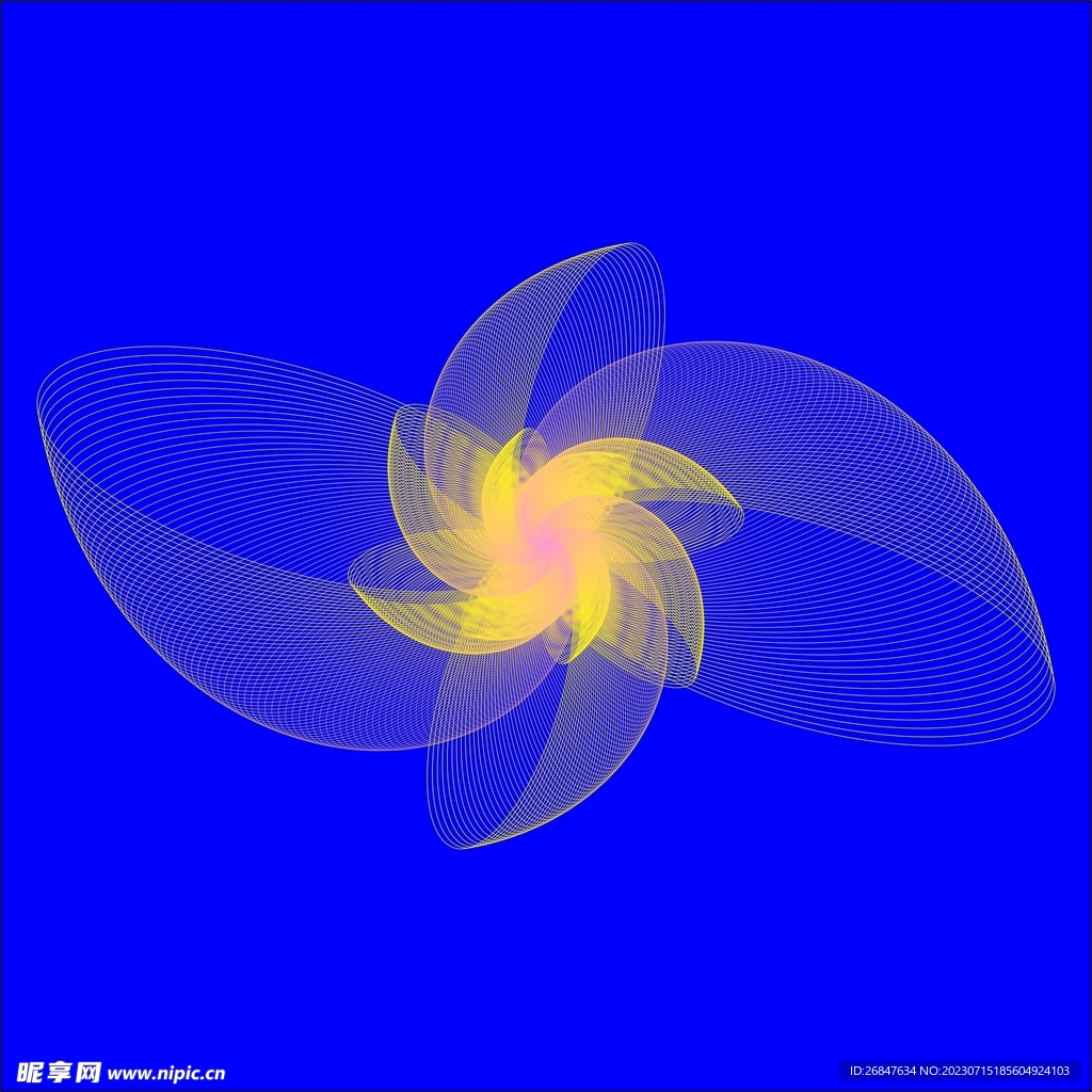 抽象条纹炫光图