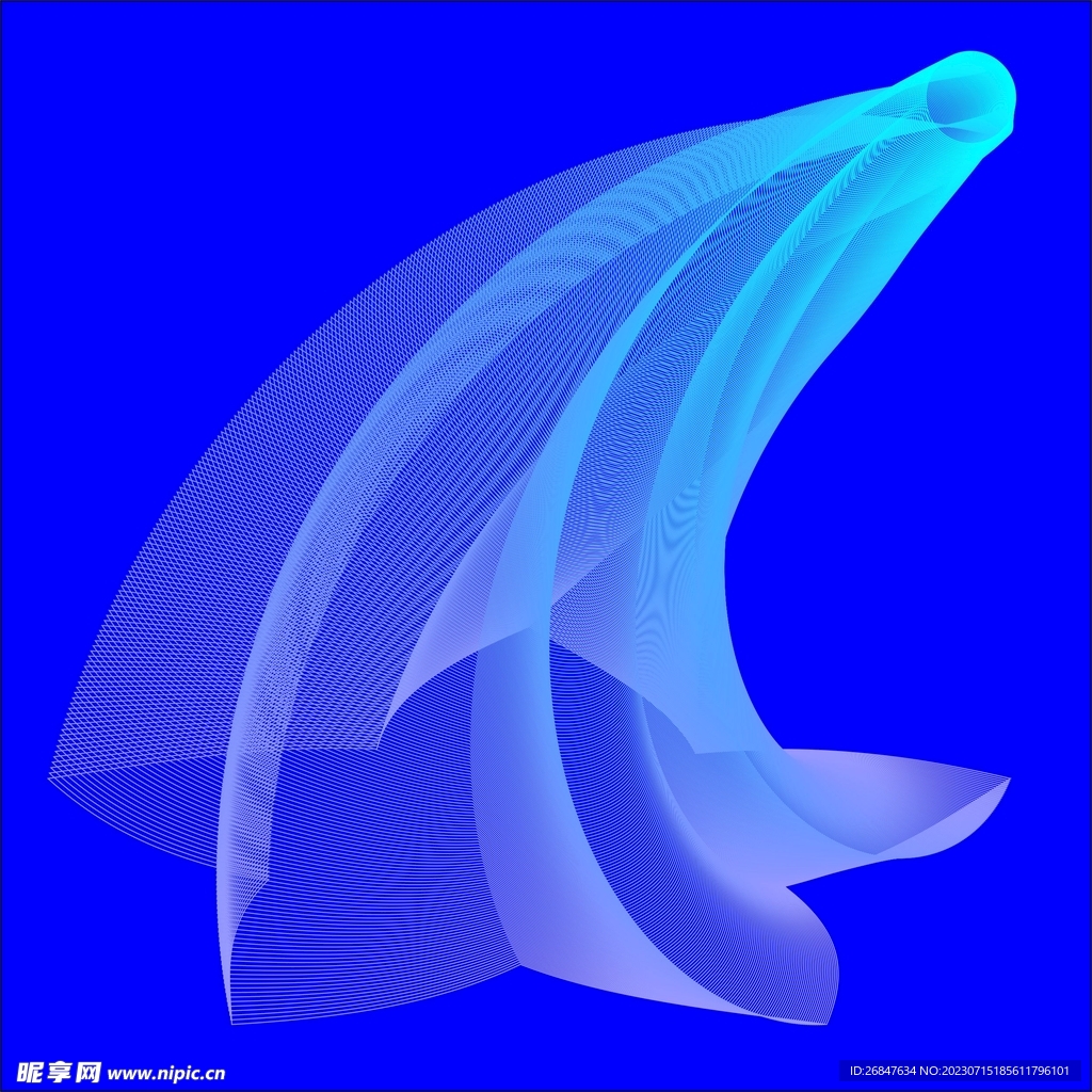 抽象条纹炫光图