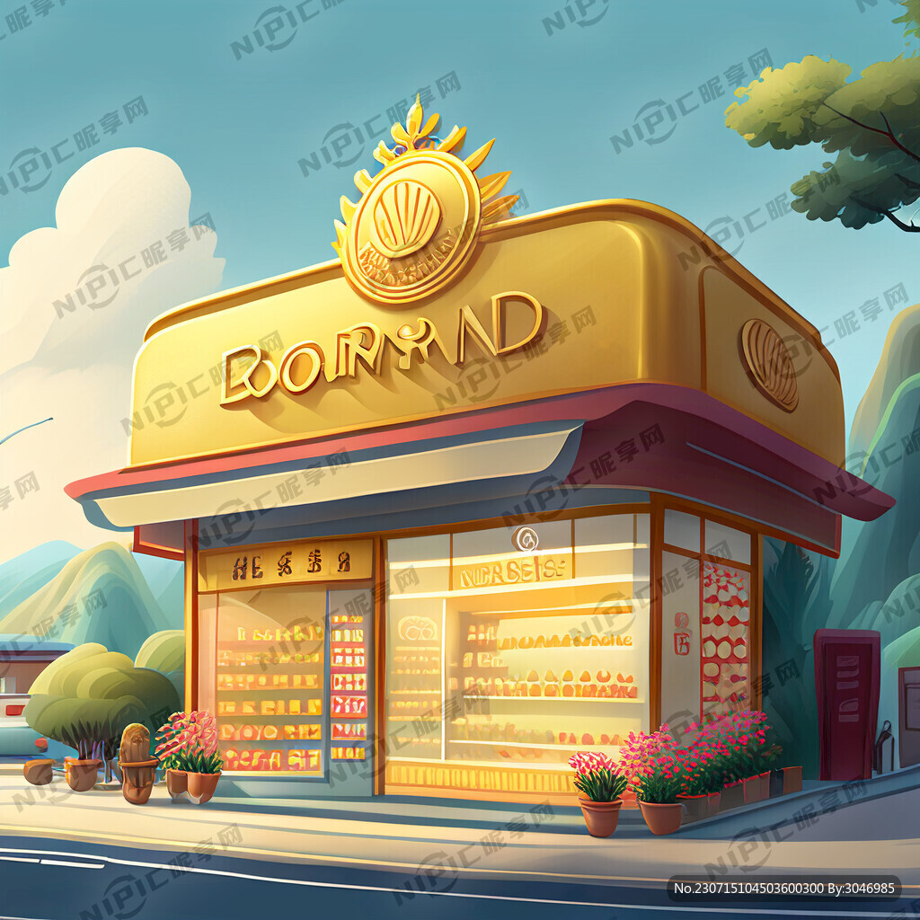 一张大众点评金冠好店的海报