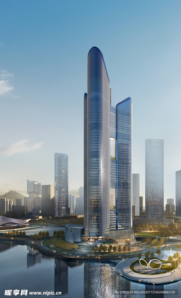 中新广州知识塔330米