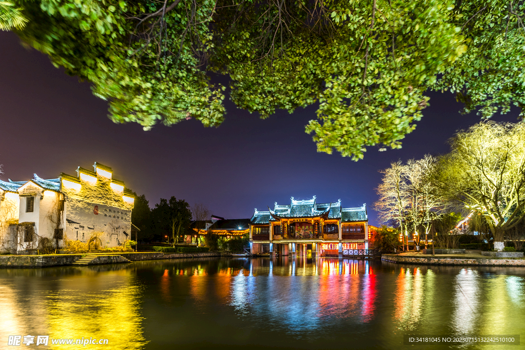 古镇西塘夜景