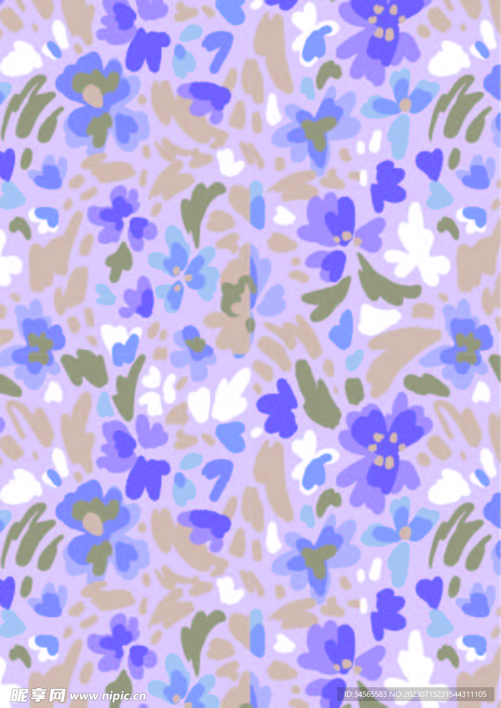 紫色碎花高清背景矢量图