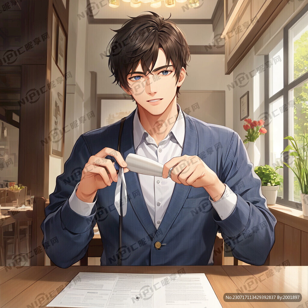 餐饮卡通小伙功夫厨神