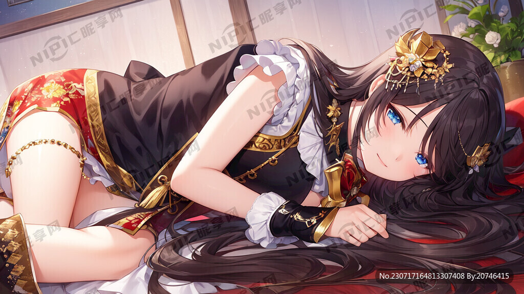 帅气的牛郎迎接美丽的织女