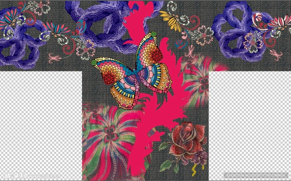 毛衣 素材 针织