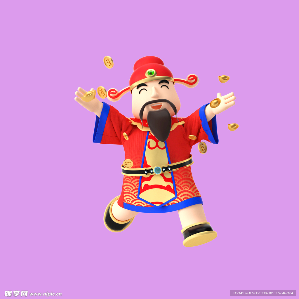 3D动画财神