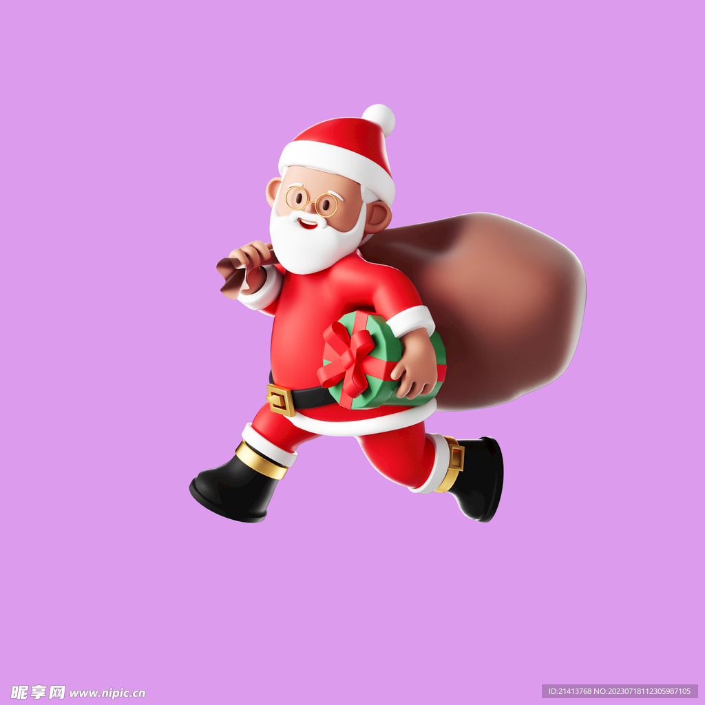 3D圣诞老人 