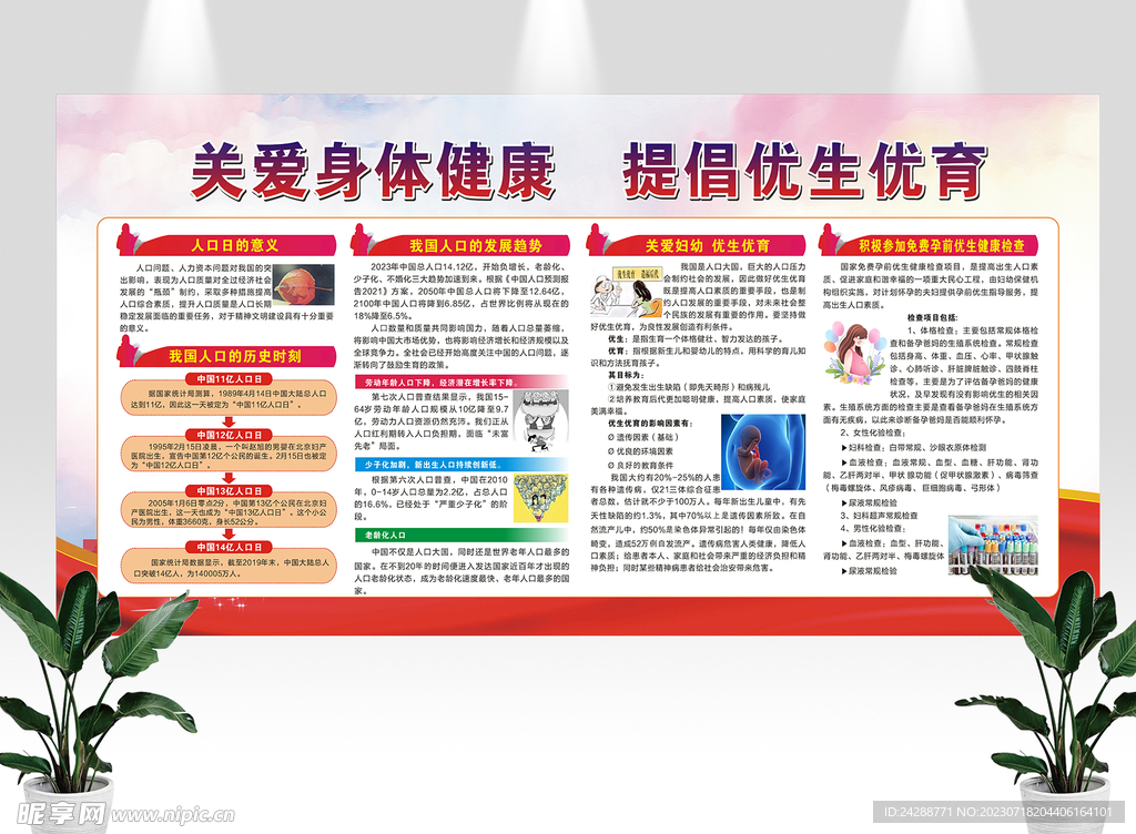 关爱身体健康  提倡优生优育