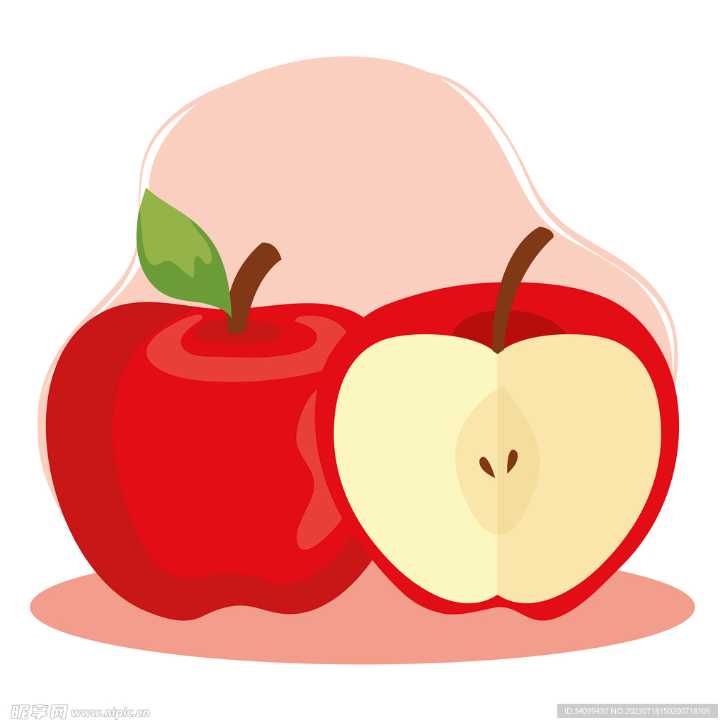 卡通苹果