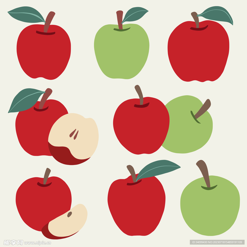 卡通苹果
