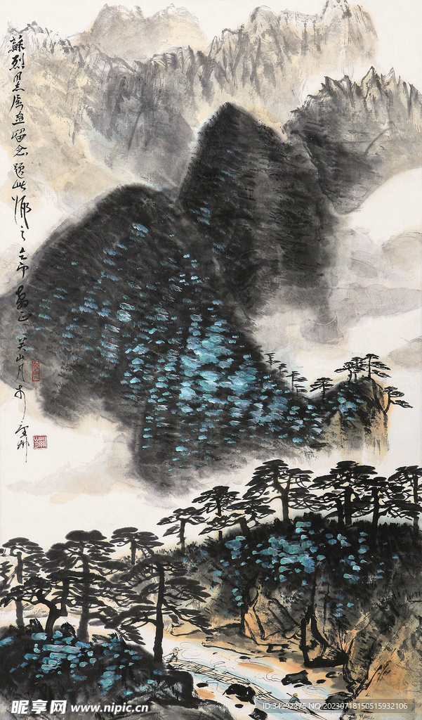 国画山水画