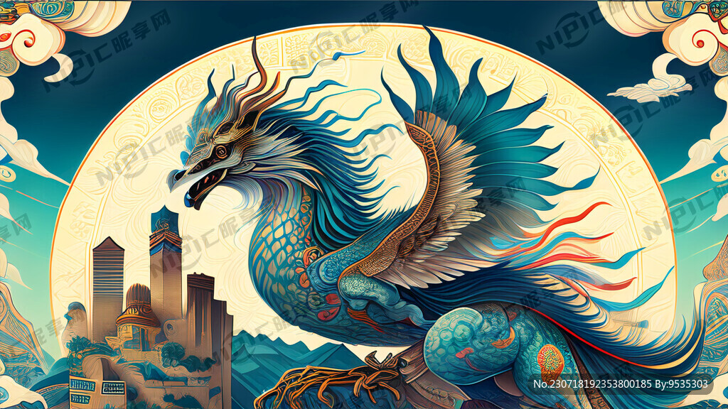 万里长城 法治 神兽 天平