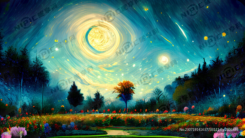 流星 花园 梦幻场景 星空