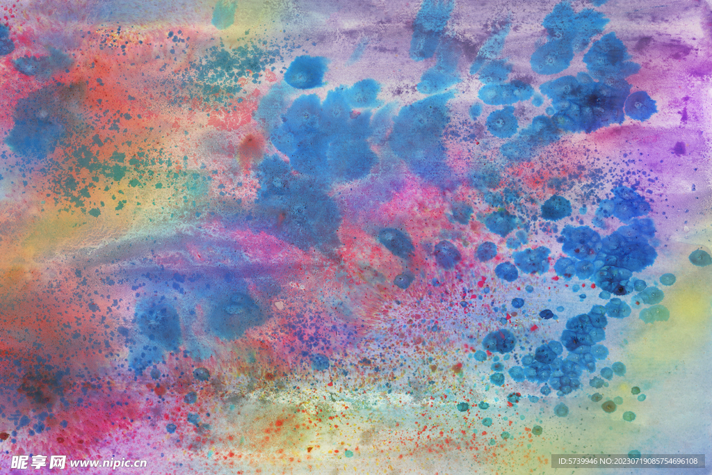 炫彩水彩墨韵纹理