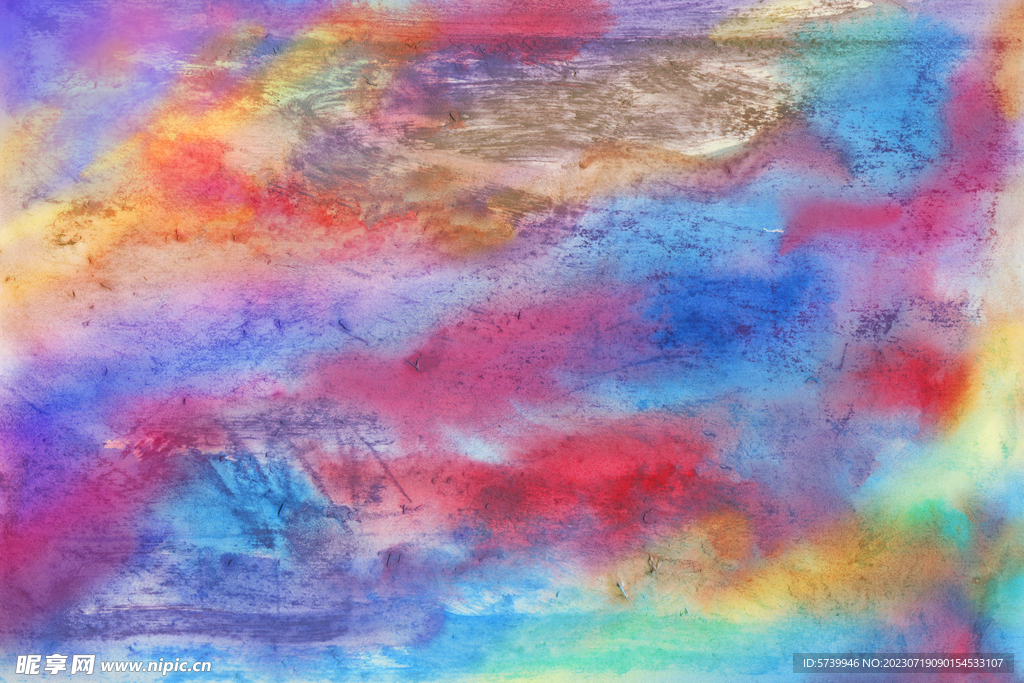 炫彩水彩墨韵纹理