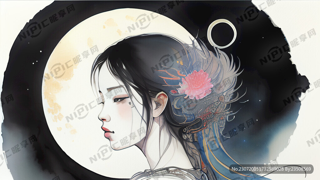 女孩 精致面容 星月神话 龙