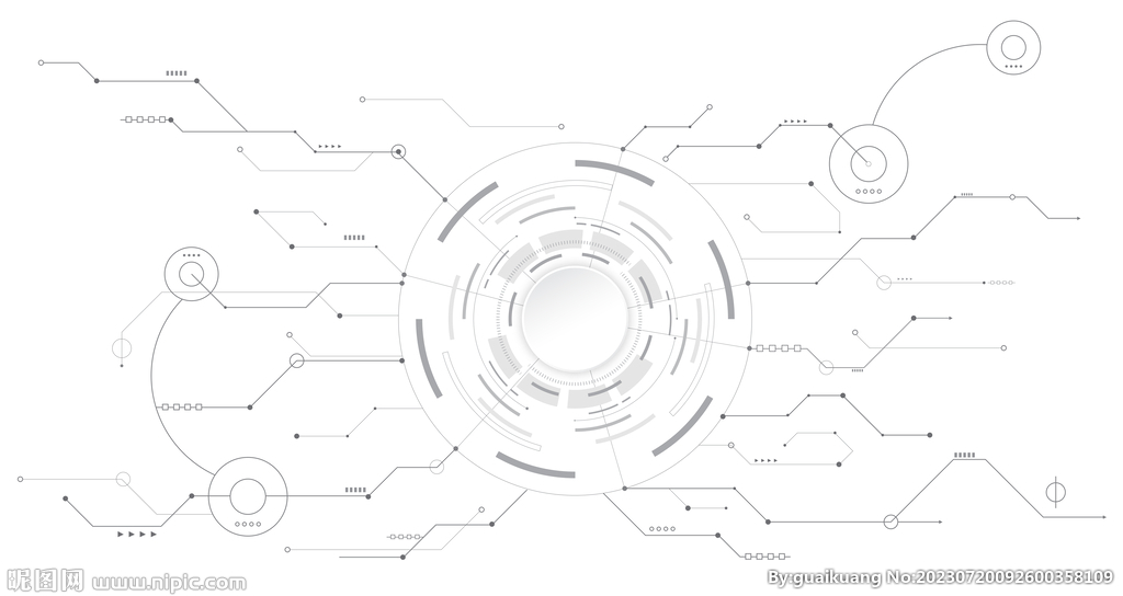科技圆形装饰背景