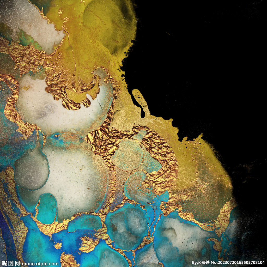 水彩高贵奢华流金纹理背景