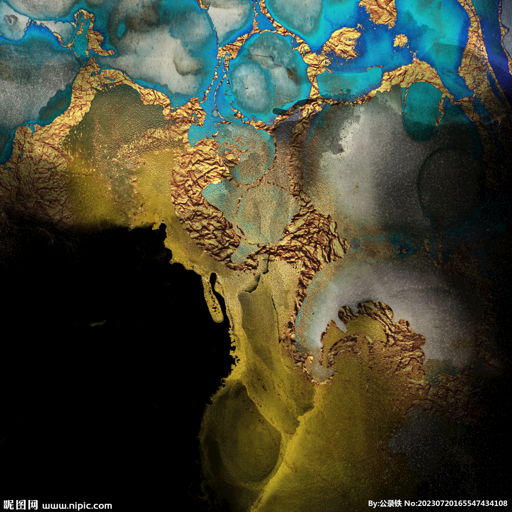 水彩高贵奢华流金纹理背景