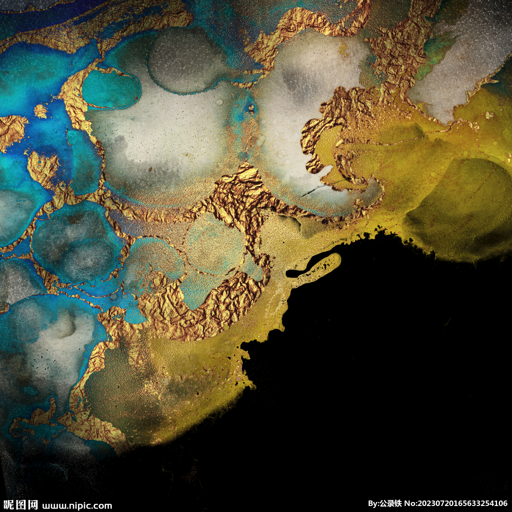 水彩高贵奢华流金纹理背景