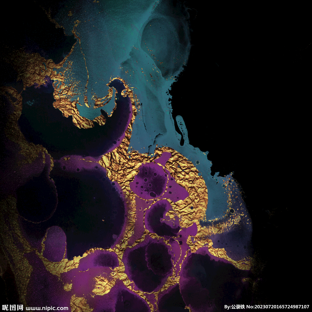 水彩高贵奢华流金纹理背景