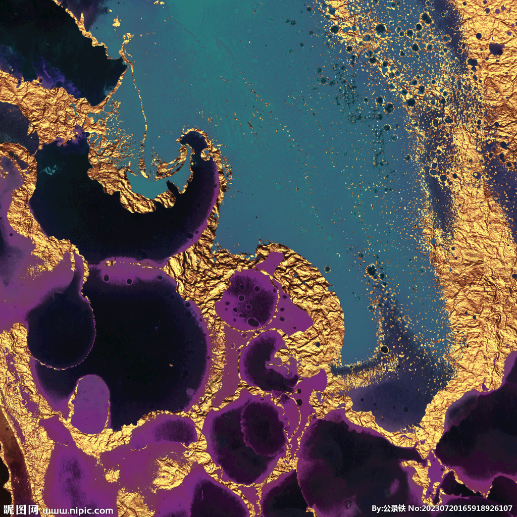 水彩高贵奢华流金纹理背景