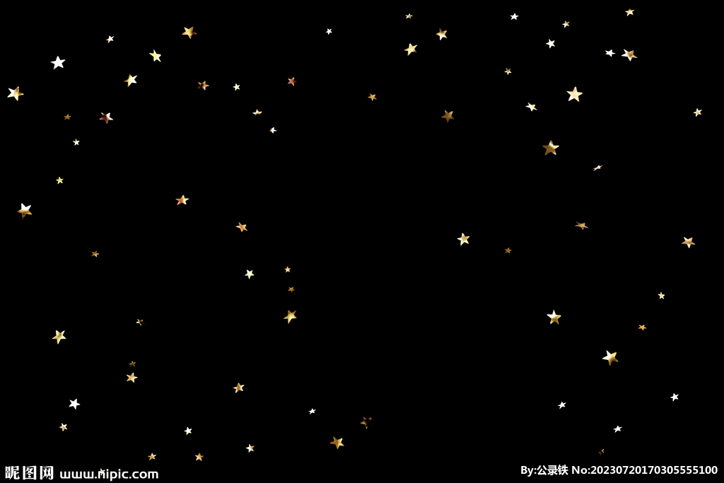 金色节日纸屑图片