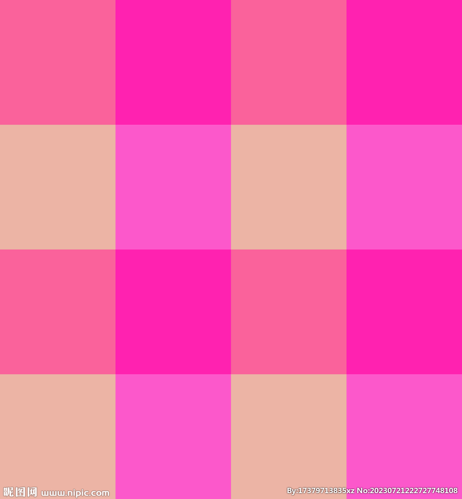 粉红格子