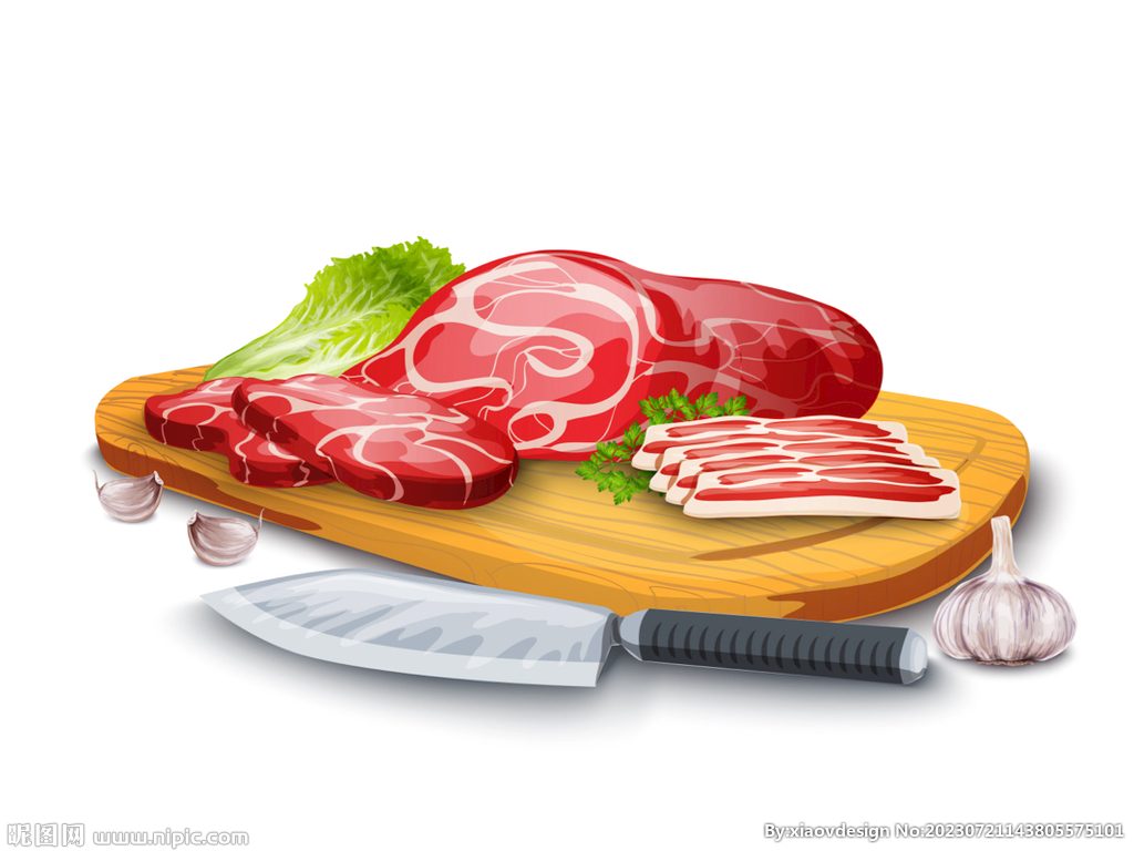 肉类插画
