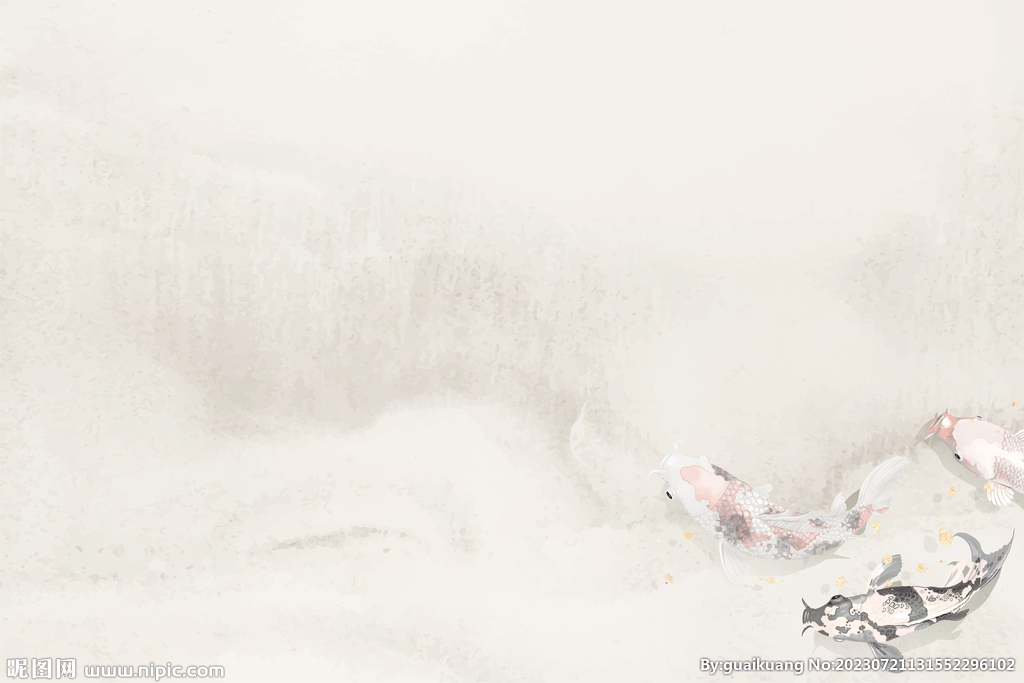 中国风鲤鱼背景